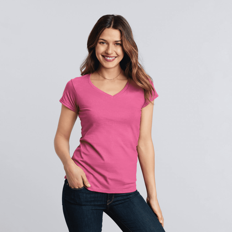 Gildan Softstyle Ladies' V-Neck T-Shirt