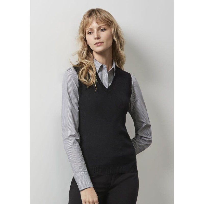Womens V-Neck Knit Vest