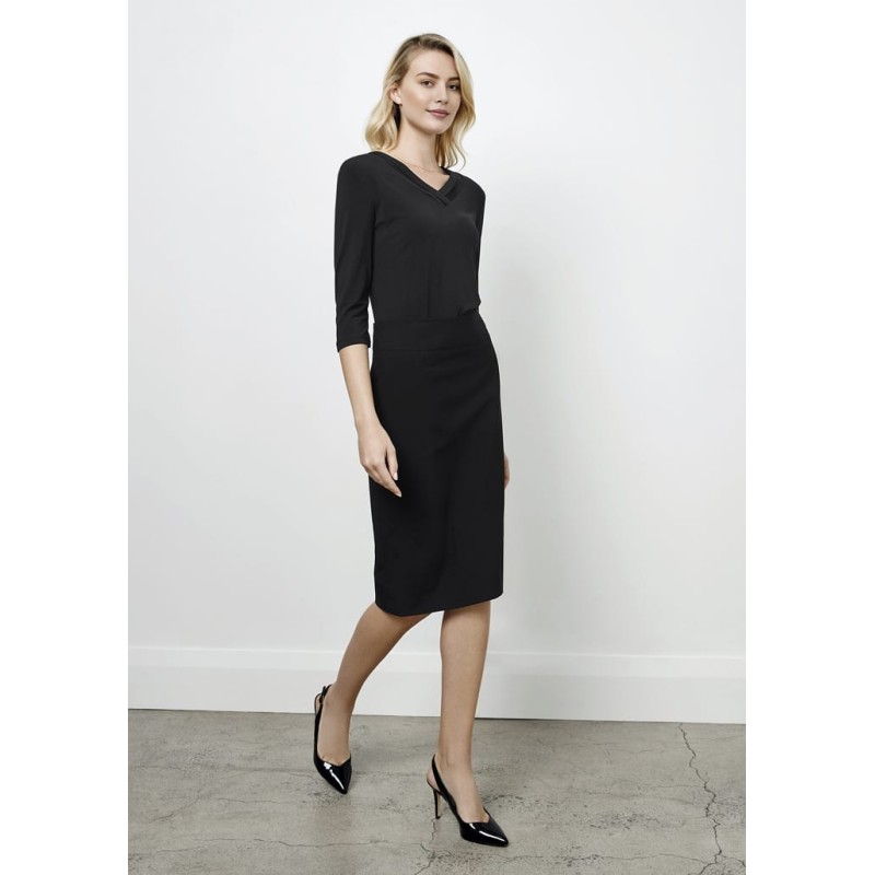 Womens Classic Below Knee Skirt