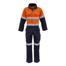 Mens Orange Flame Overall - Hoop Taped