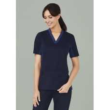 Womens Riley Stretch Scrub Top