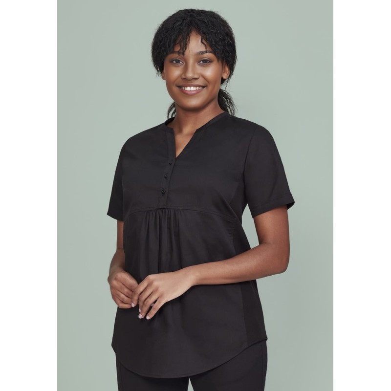 Womens Rose Tunic Scrub Top