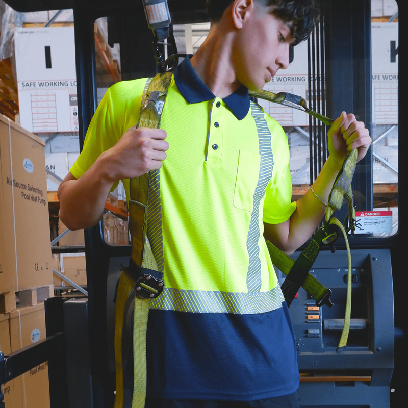 Work-Guard Recycled Hi Vis Short Sleeve Day/Night Polo