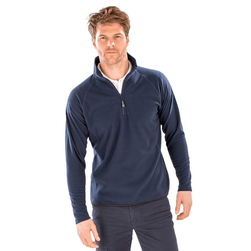 Result Recycled PET Adult Qtr.Zip Fleece Top