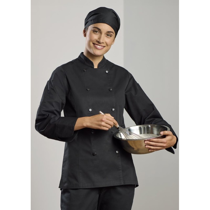 Womens Gusto Long Sleeve Chef Jacket
