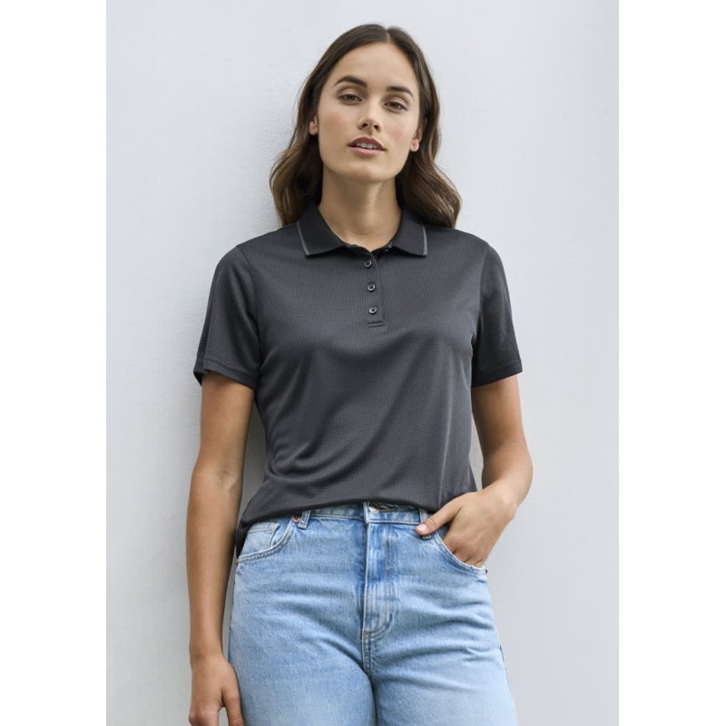 Womens Echo Short Sleeve Polo