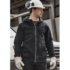 Unisex Zip Front Multi-Pocket Hoodie