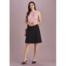 Siena Womens Bandless Flared Skirt Siena Womens Bandless Flared Skirt