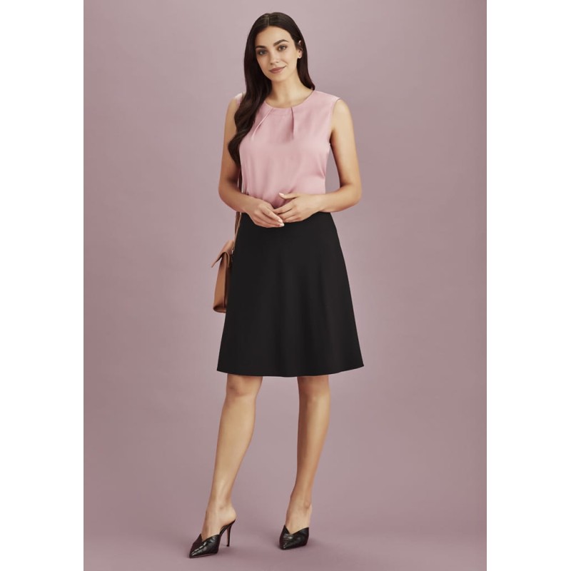 Siena Womens Bandless Flared Skirt Siena Womens Bandless Flared Skirt
