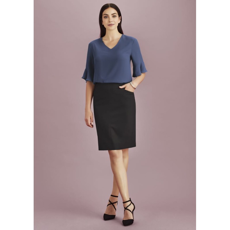 Siena Womens Bandless Pencil Skirt