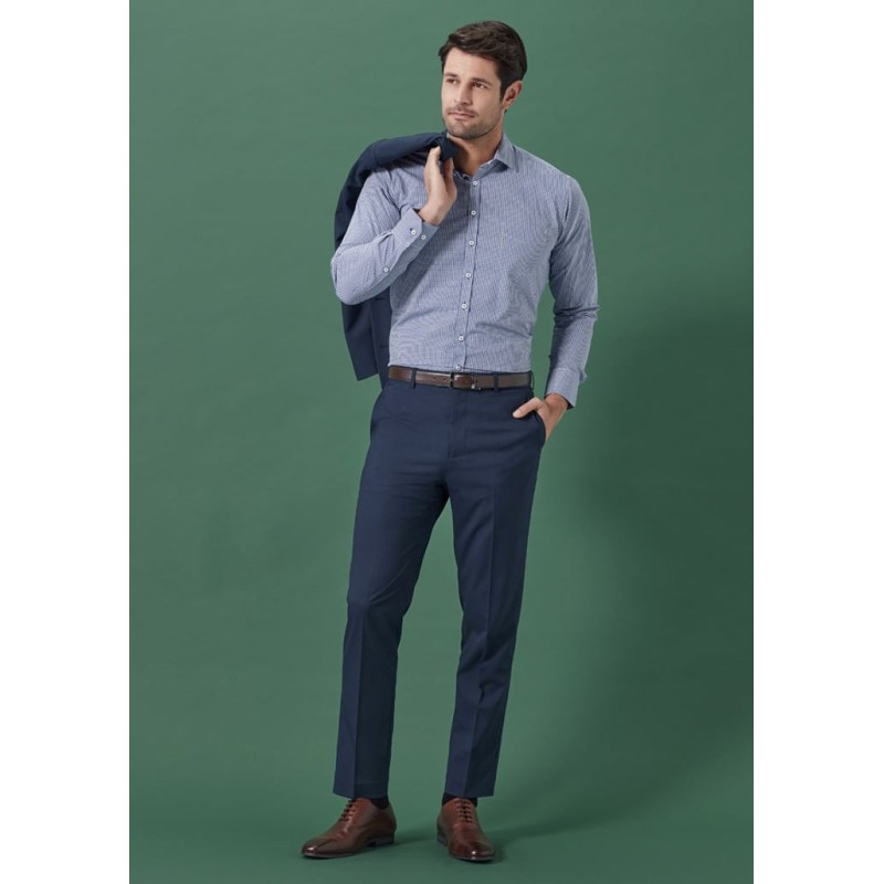 Mens Renew Slim Fit Flat Front Pant