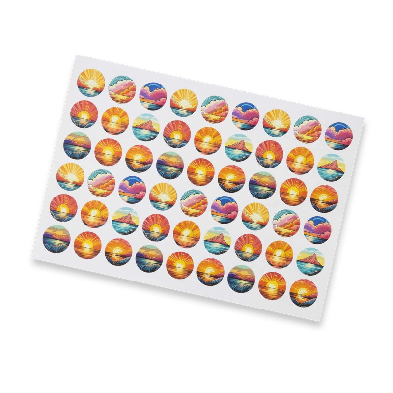 Sticker Sheet 26mm Circle - Matte Sticker Sheet 26mm Circle - Matte