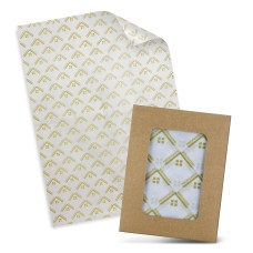 Custom Tissue Paper with Envelope - White