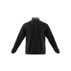 Adidas Mens Elevate Quarter Zip Pullover Black Adidas Mens Elevate Quarter Zip Pullover Black