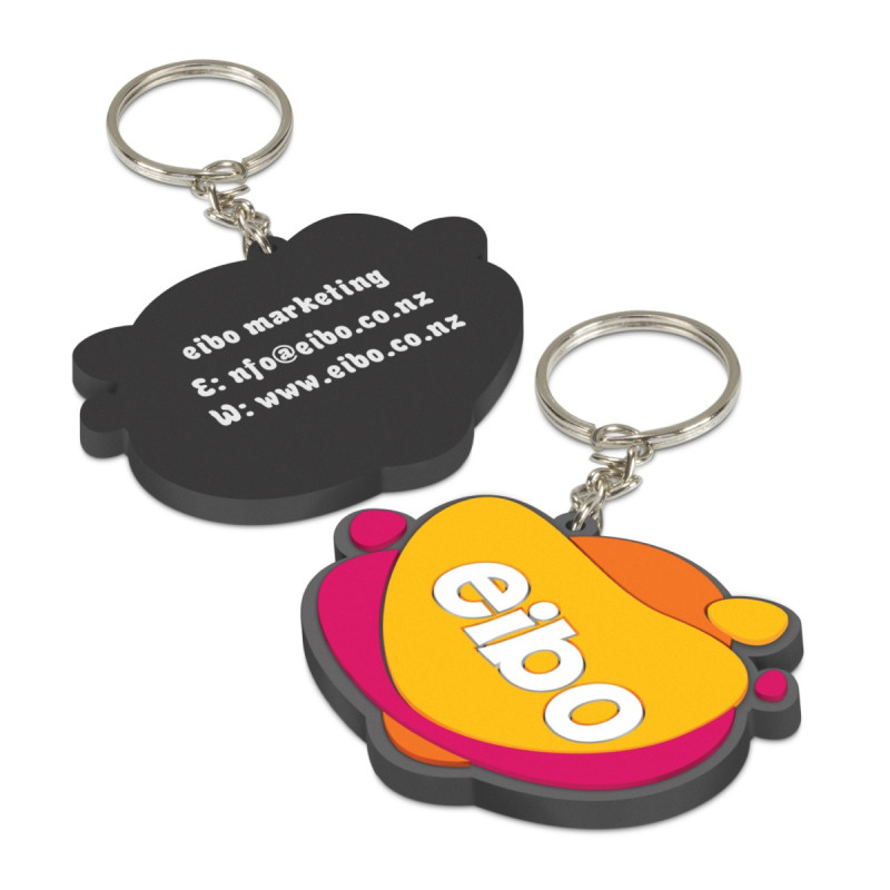 PVC Key Ring Small - One Side Moulded PVC Key Ring Small - One Side Moulded