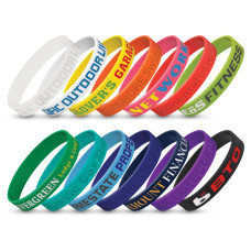 Silicone Wrist Band - Debossed Silicone Wrist Band - Debossed