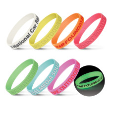 Silicone Wrist Band - Glow in the Dark Silicone Wrist Band - Glow in the Dark