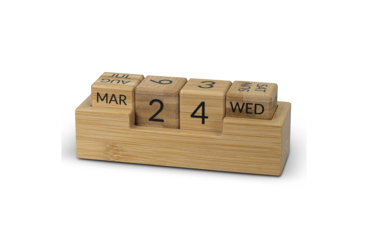 2 Year Bamboo Wall Calendar 