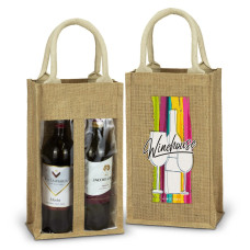 Serena Jute Double Wine Carrier Serena Jute Double Wine Carrier