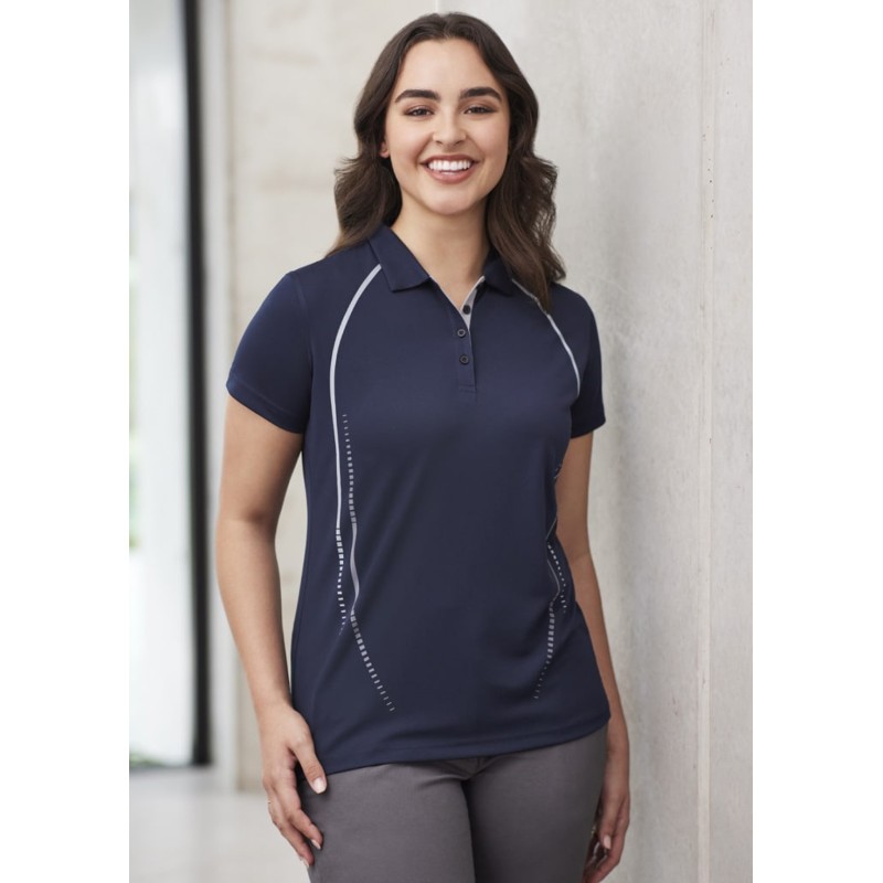 Womens Cyber Short Sleeve Polo