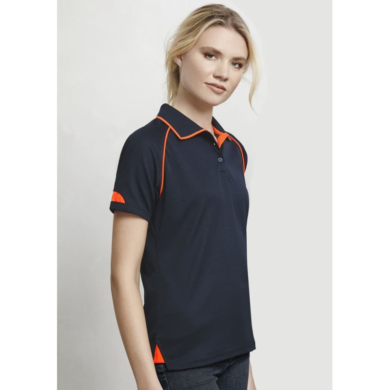 Womens Fusion Short Sleeve Polo