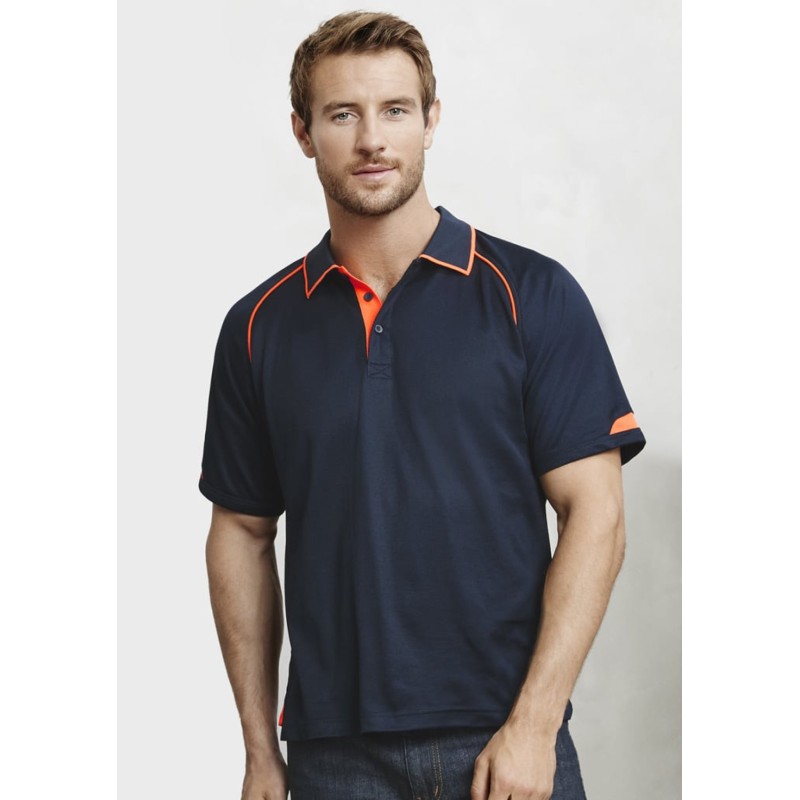 Mens Fusion Short Sleeve Polo Mens Fusion Short Sleeve Polo