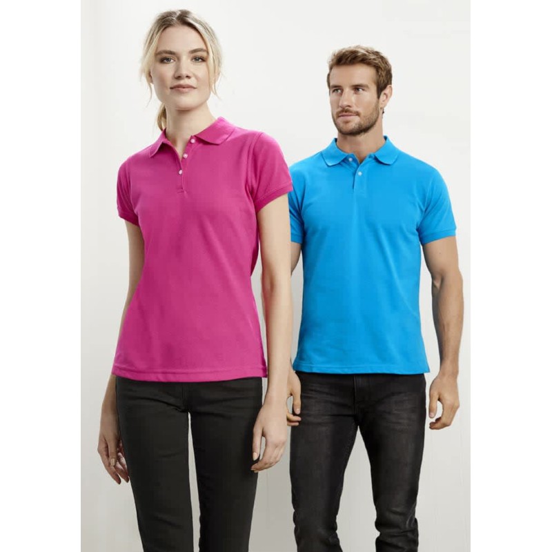 Mens Neon Short Sleeve Polo