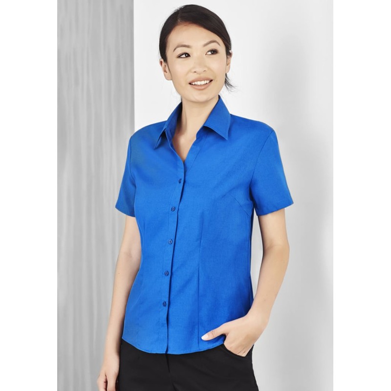 Oasis Ladies Plain Short Sleeve Shirt