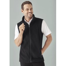 Mens Plain Micro Fleece Vest