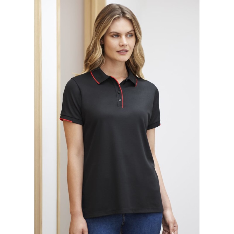 Womens Focus Short Sleeve Polo
