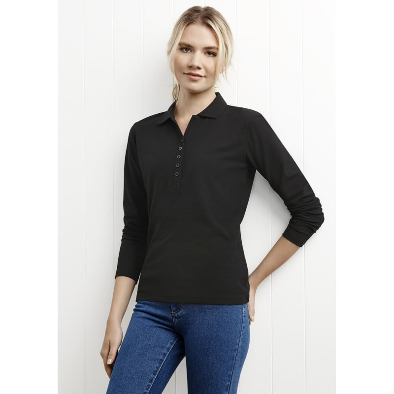 Crew Ladies Long Sleeve Polo