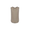 Estelle Womens Sleeveless Pleat Detail Blouse