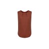 Estelle Womens Sleeveless Pleat Detail Blouse