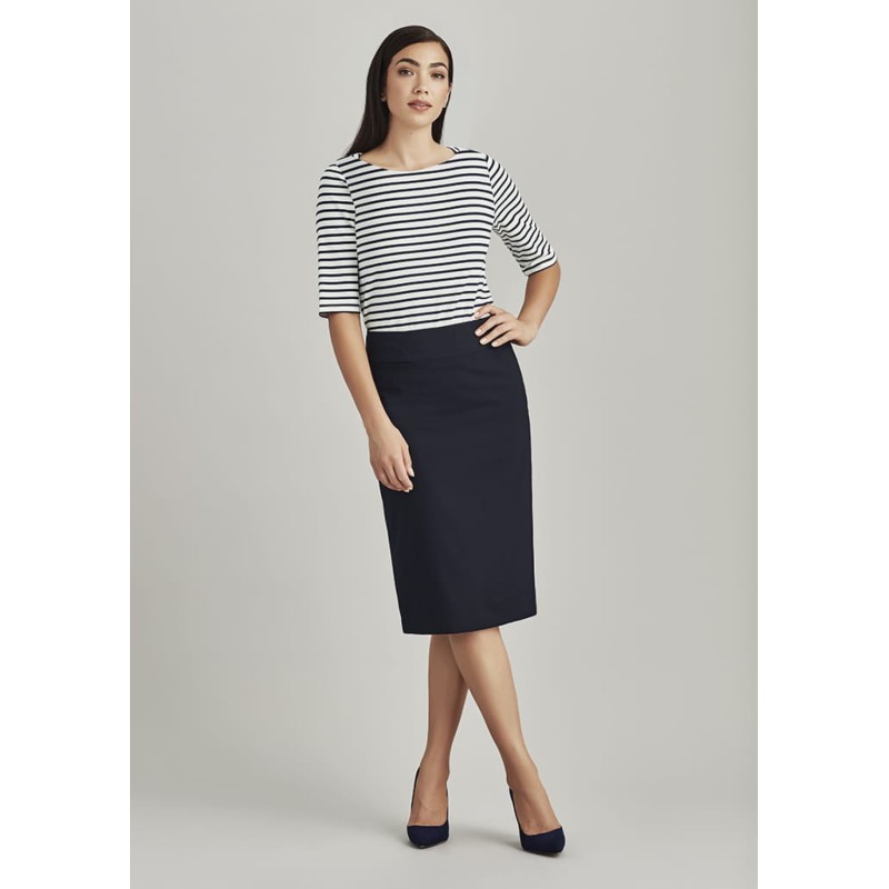 Comfort Wool Stretch Womens Relaxed Fit Lined Skirt