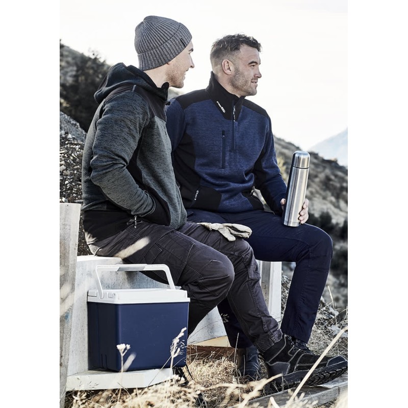 Unisex Streetworx Reinforced Knit 1/2 Zip Pullover