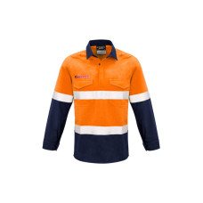 Mens FR Closed Front Hooped Taped Spliced Shirt