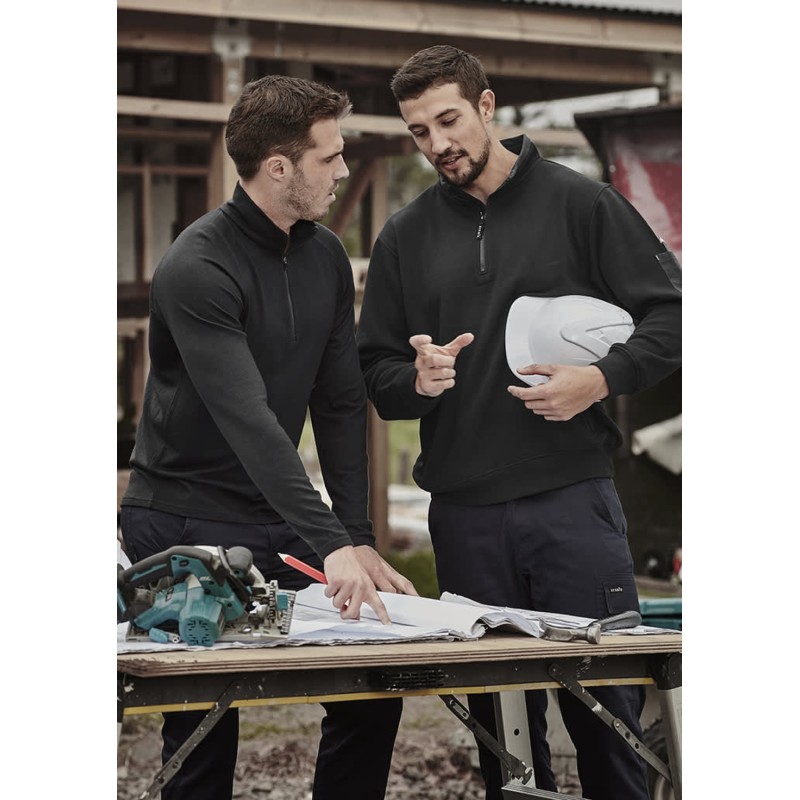 Unisex Merino Wool Mid-Layer Pullover