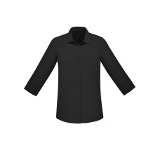 Florence Womens Plain 3/4 Sleeve Shirt Florence Womens Plain 3/4 Sleeve Shirt