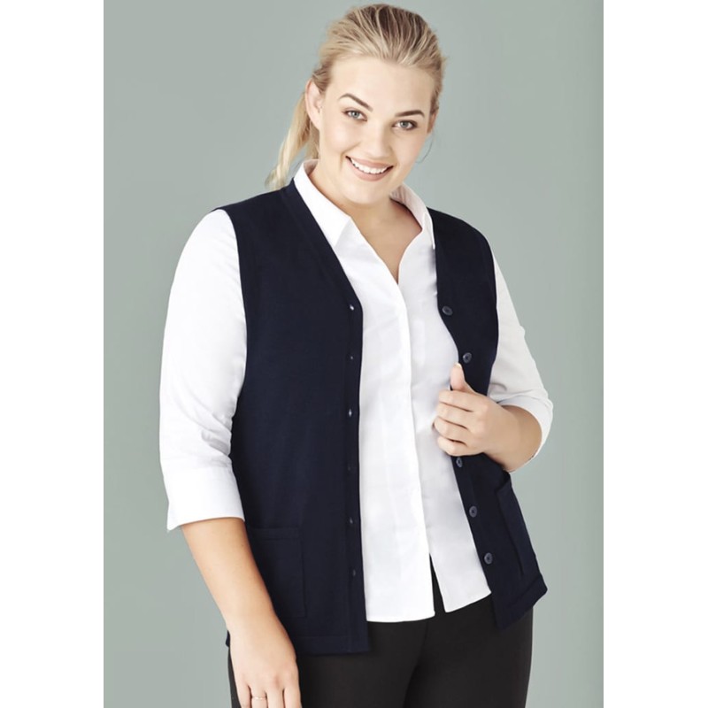 Button Front Womens Knit Vest Button Front Womens Knit Vest