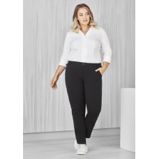Womens Comfort Waist Straight Leg Pant