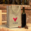 Jute Four Bottle Wine Carrier Jute Four Bottle Wine Carrier