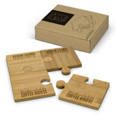 NATURA Puzzle Coaster - Set of 4