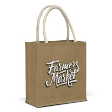 Lanza Starch Jute Tote Bag Lanza Starch Jute Tote Bag