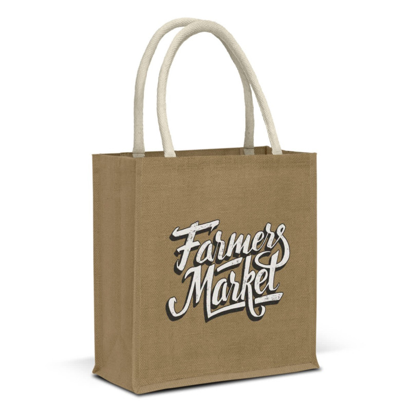 Lanza Starch Jute Tote Bag Lanza Starch Jute Tote Bag