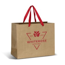 Large Ribbon Handle Paper Bag Large Ribbon Handle Paper Bag