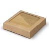Bamboo Bottle Opener Coaster - Set of 2 - Square