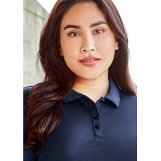 Womens Action Long Sleeve Polo