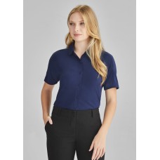 Dahlia Womens Short Sleeve Blouse Dahlia Womens Short Sleeve Blouse