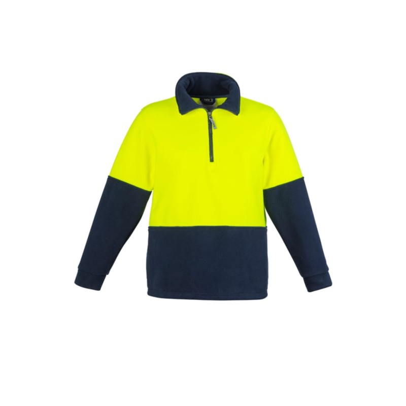 Hi Vis Half Zip Polar Fleece Jumper